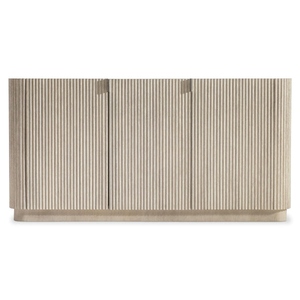 Bernhardt Bernhardt Lucerne Wire-brushed Oak Buffet with Reeded Doors and Media Storage 393132