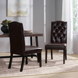 Christopher Knight Home® - Noble House - - Harriet Kd Tufted Dining Chairs Mp2 (Set Of 2)