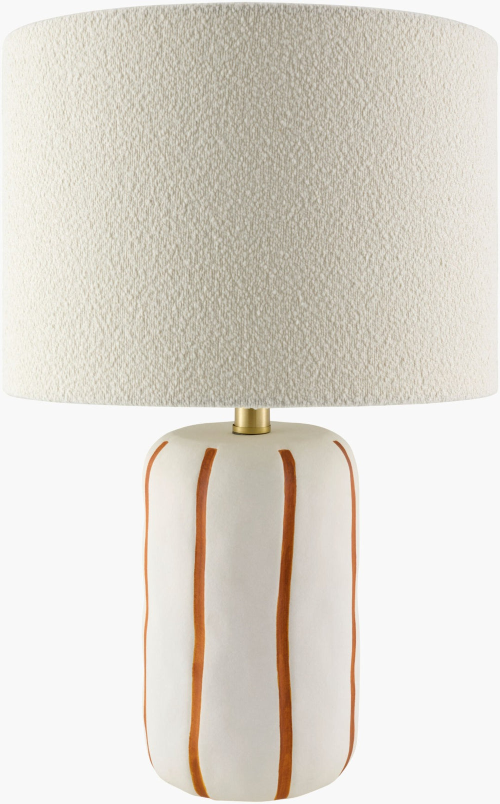 Livabliss Kinki Hand-painted Ceramic Table Lamp with Linen Shade for Warm Ambient Glow KKI-005