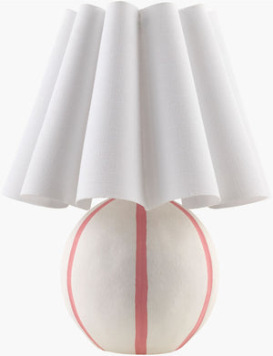 Livabliss Kinki Handcrafted Arts and Crafts Accent Lamp with Linen Felt Shade for Nightstand KKI-009