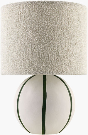 Livabliss Kinki Handcrafted Arts and Crafts Table Lamp with Linen Shade for Ambient Bedroom Glow KKI-019