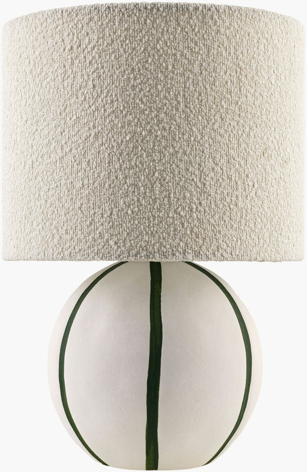Livabliss Kinki Handcrafted Arts and Crafts Table Lamp with Linen Shade for Ambient Bedroom Glow KKI-019