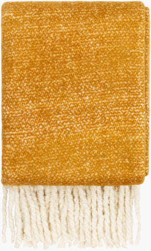 Livabliss Kilkenny Fringed Acrylic Throw Blanket Cozy Cottage Farmhouse Sofa Bed Accent KKN1000-5060