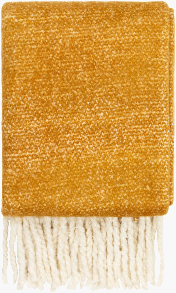 Livabliss Kilkenny Fringed Acrylic Throw Blanket Cozy Cottage Farmhouse Sofa Bed Accent KKN1000-5060