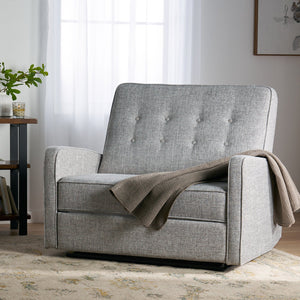English Elm Christopher Knight Home® - 47" Wide Manual Standard Recliner with Plush Fabric Upholstery, Spacious 47" Seat, Durable Frame, Comfort LIGHT GREY 61259.00LGTW