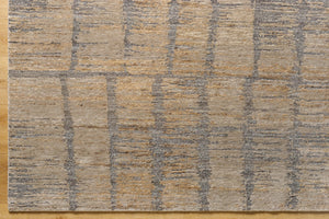 Kolkata KKT-2300 9' x 12' Handmade Rug KKT2300-912  Sage, Khaki, Grey, Nickel Surya