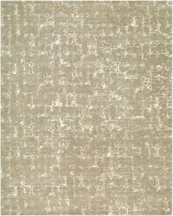 Surya Kolkata Hand Knotted Silk Wool Area Rug for Modern Living Room Artisan Woven India 12' x 15' Rectangle KKT2302-1215