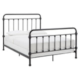 Homelegance By Top-Line Taylin Graceful Lines Victorian Metal Bed Black Metal