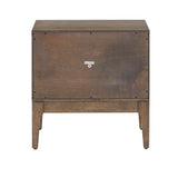 Homelegance By Top-Line Dominik Walnut Finish 1-Drawer Nightstand Brown Rubberwood