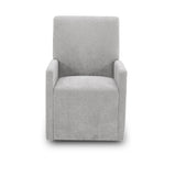 Parker House Escape - Dining Upholstered Caster Chair Mirage Mist Rubberwood Solids, 100% Polyester DESC#2618