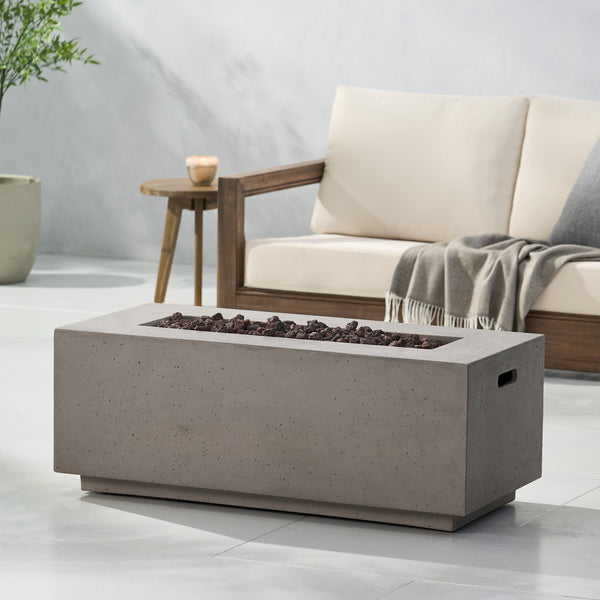 English Elm Mgo Concrete Propane Tank Cover Side Table for Modern and Industrial Interiors 59243.00WHI_63492.00LGRY-40K