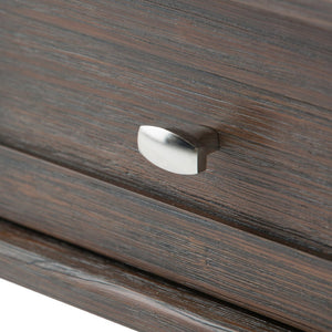 English Elm Warm Shaker 20-Inch Solid Wood End Table In Farmhouse Brown – Stylish Storage For Any Space B136P159703-GIGA