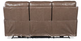 Twain Zero Gravity Power Sofa w/Power Headrest and Lumbar Brown SS645-PHZL3-070 Hooker Furniture