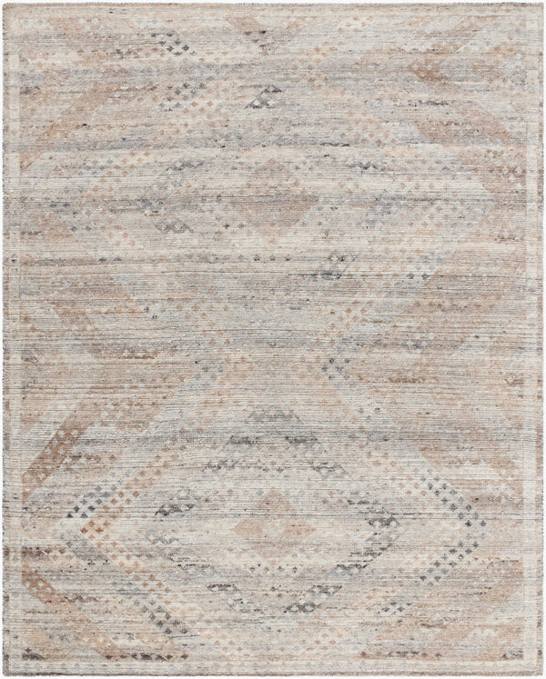 Surya Kabul 10' X 14' Handmade Wool Rug - Exquisite Bohemian Global Style For Elegant Home Décor Ivory Wool Klb2300-69