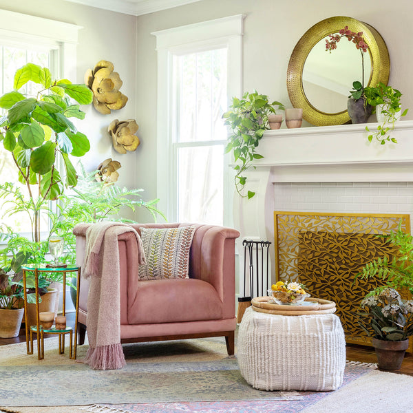 Park Hill Floral Vine Pattern Fire Screen ERR26053