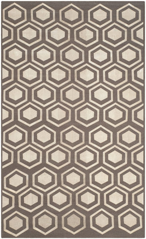 Safavieh Kilim 629 Hand Woven Flat Weave with embroidery  Rug Grey KLM629A-8