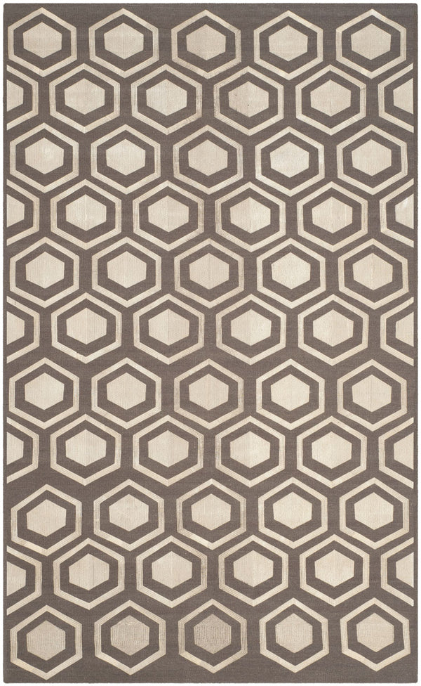 Safavieh Kilim 629 Hand Woven Flat Weave with embroidery  Rug Grey KLM629A-8