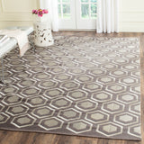 Safavieh Kilim 629 Hand Woven Flat Weave with embroidery  Rug Grey KLM629A-8