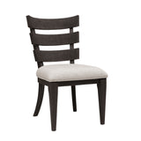 Pulaski Furniture West End Loft Wood Back Side Chair 2/ctn Brown, Tuxedo Rubberwood P361260