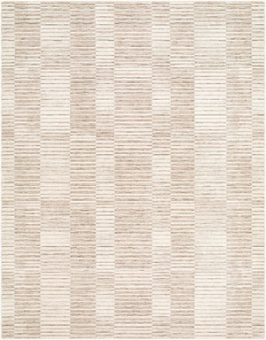 Livabliss Keller Geometric Mid-century Polyester Area Rug with Fringe for High Traffic Living Rooms Beige, Medium B 6'7" x 9'6" KLR2301-6796