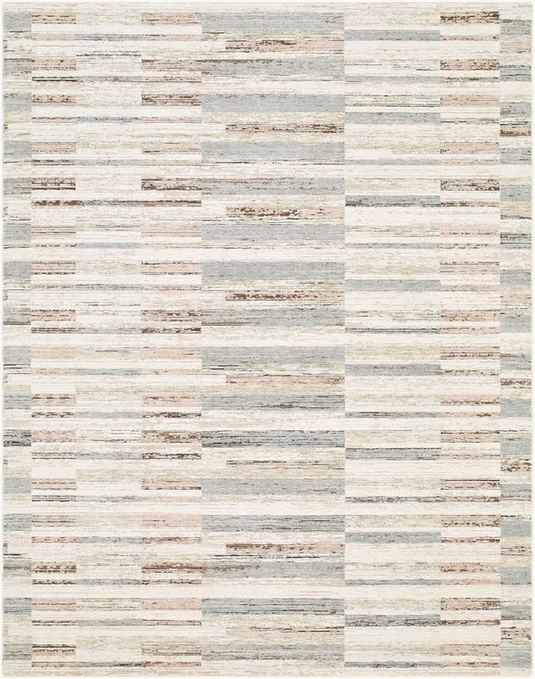 Livabliss Keller Medallion Polyester Area Rug with Fringe for Living and Dining Rooms Beige, Tan 7'10" x 10'2" KLR2306-710102