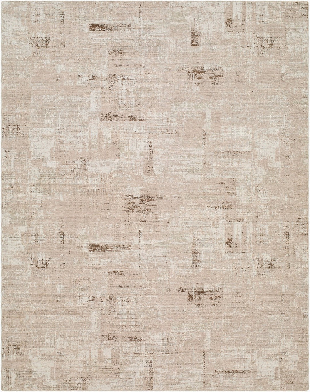Livabliss Keller Geometric Mid-century Polyester Area Rug with Fringe for Large Living Spaces Medium Brown, T 7'10" x 10'2" KLR2313-710102