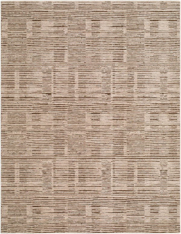 Livabliss Keller Machine Woven Polyester Area Rug with Fringe Mid Century Modern Living Room Charcoal, Mediu 7'10" x 10'2" KLR2315-710102