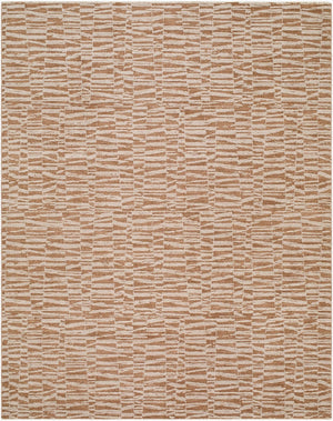 Livabliss Keller Machine Woven Polyester Area Rug with Fringe Mid Century Retro Living Room Medium Brown, B 10' x 13'11" KLR2318-101311