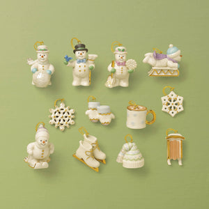 Lenox Snow Pals 12-Piece Ornament Set Multi, NO COLOR PORCELAIN 828202