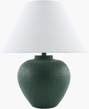 Livabliss Kaliyu Bohemian Table Lamp with Felt Body Linen Shade and Warm Metal Accents KLU-003