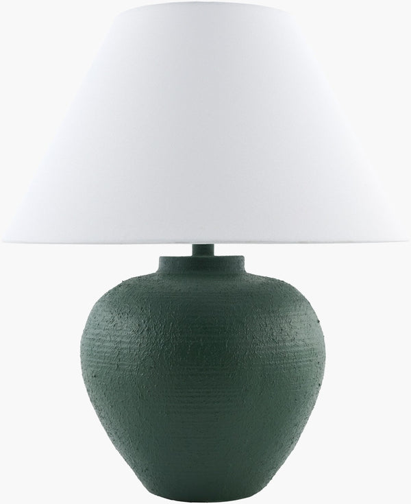Livabliss Kaliyu Bohemian Table Lamp with Felt Body Linen Shade and Warm Metal Accents KLU-003