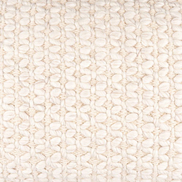 Surya Karolyn Stylish 14"L X 22"W Lumbar Pillow – Soft Cotton & Wool Blend For Chic Home Decor Elegance Cream Wool,Cotton,Viscose,Cotton Kly001-1422p