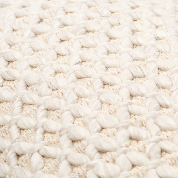 Surya Karolyn 18" Accent Pillow - Soft Cotton & Wool Blend For Chic Modern Decor, Luxurious Comfort & Style Cream Wool,Cotton,Viscose,Cotton Kly001-1818p