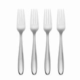 Cantera 18/10 Stainless Steel Dinner Forks, Set of 4 - Dishwasher Safe, Mirror Finish