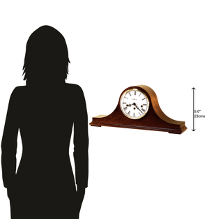 Hekman Furniture 630161 Elegant Windsor Cherry Mantel Clock With Westminster Chime & Roman Numerals - Usa Made! Windsor Cherry Mason Mantel Clock 630161