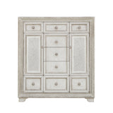 Camila 9 Drawer Door Chest White with Cream Finish P269125S Pulaski Furniture