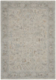 ASR01 Asher Vintage Persian Indoor Rug in Light Grey - Elegant Floral Design for Timeless Charm