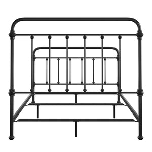 Homelegance By Top-Line Taylin Graceful Lines Victorian Metal Bed Black Metal