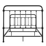 Homelegance By Top-Line Taylin Graceful Lines Victorian Metal Bed Black Metal