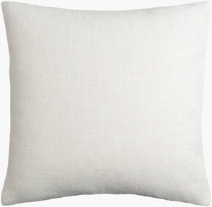 Surya Kamaili 18"X18" Modern Accent Pillow - Stylish Comfort For Chic Home Decor & Easy Spot Cleaning Ivory Polyester,Polyester,Polyester,Polyfill Kmi001-2020