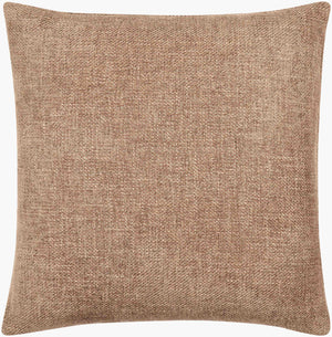 Surya Kamaili 18"X18" Modern Accent Pillow - Stylish Comfort For Chic Home Decor & Easy Spot Cleaning Taupe Polyester,Polyester,Polyester,Polyfill Kmi003-1818