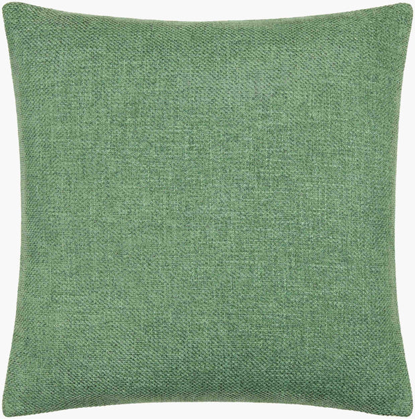 Surya Kamaili 18"X18" Modern Accent Pillow - Stylish Comfort For Chic Home Decor & Easy Spot Cleaning Sage Polyester,Polyester,Polyester,Polyfill Kmi006-2020