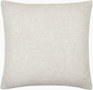 Surya Kamaili 18"X18" Modern Accent Pillow - Stylish Comfort For Chic Home Decor & Easy Spot Cleaning Ivory Polyester,Polyester,Polyester,Polyfill Kmi010-2222