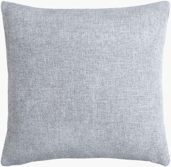 Surya Kamaili 18"X18" Modern Accent Pillow - Stylish Comfort For Chic Home Decor & Easy Spot Cleaning Silver Polyester,Polyester,Polyester,Polyfill Kmi011-2020