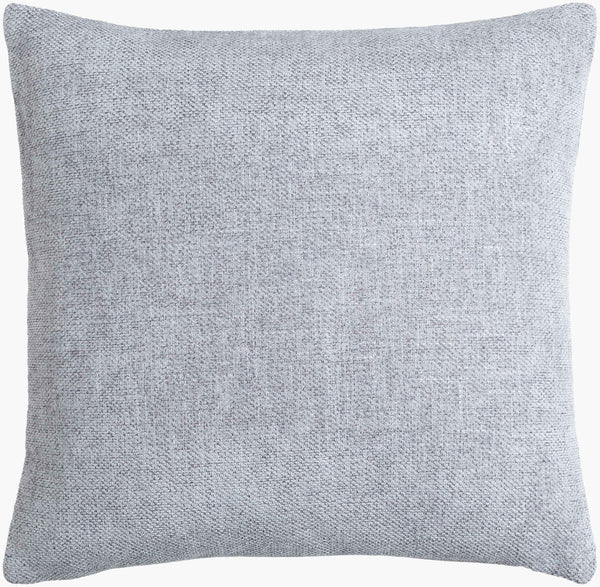 Surya Kamaili 18"X18" Modern Accent Pillow - Stylish Comfort For Chic Home Decor & Easy Spot Cleaning Silver Polyester,Polyester,Polyester,Polyfill Kmi011-2020