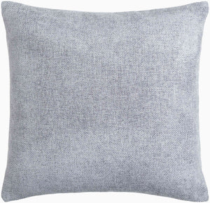 Surya Kamaili 18"X18" Modern Accent Pillow - Stylish Comfort For Chic Home Decor & Easy Spot Cleaning Slate Gray Polyester,Polyester,Polyester,Polyfill Kmi012-2222