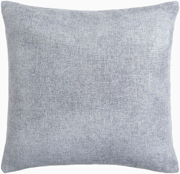 Surya Kamaili 18"X18" Modern Accent Pillow - Stylish Comfort For Chic Home Decor & Easy Spot Cleaning Slate Gray Polyester,Polyester,Polyester,Polyfill Kmi012-2222