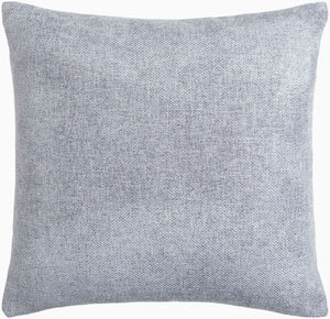Surya Kamaili 18"X18" Modern Accent Pillow - Stylish Comfort For Chic Home Decor & Easy Spot Cleaning Slate Gray Polyester,Polyester,Polyester,Polyfill Kmi012-2222