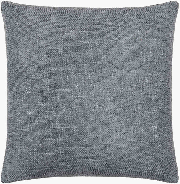 Surya Kamaili 18"X18" Modern Accent Pillow - Stylish Comfort For Chic Home Decor & Easy Spot Cleaning Charcoal Polyester,Polyester,Polyester,Polyfill Kmi014-2222