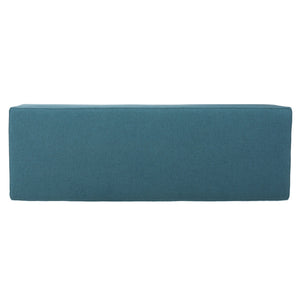 English Elm Ottoman Bench Seat with Lift Top Hidden Storage Polyester Upholstered Entryway Piece Teal 60159.00DTE
